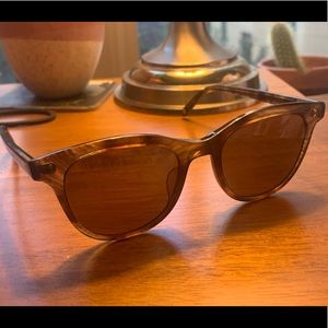 Garrett Leight Loyola Sunglasses, Feather Tortoise